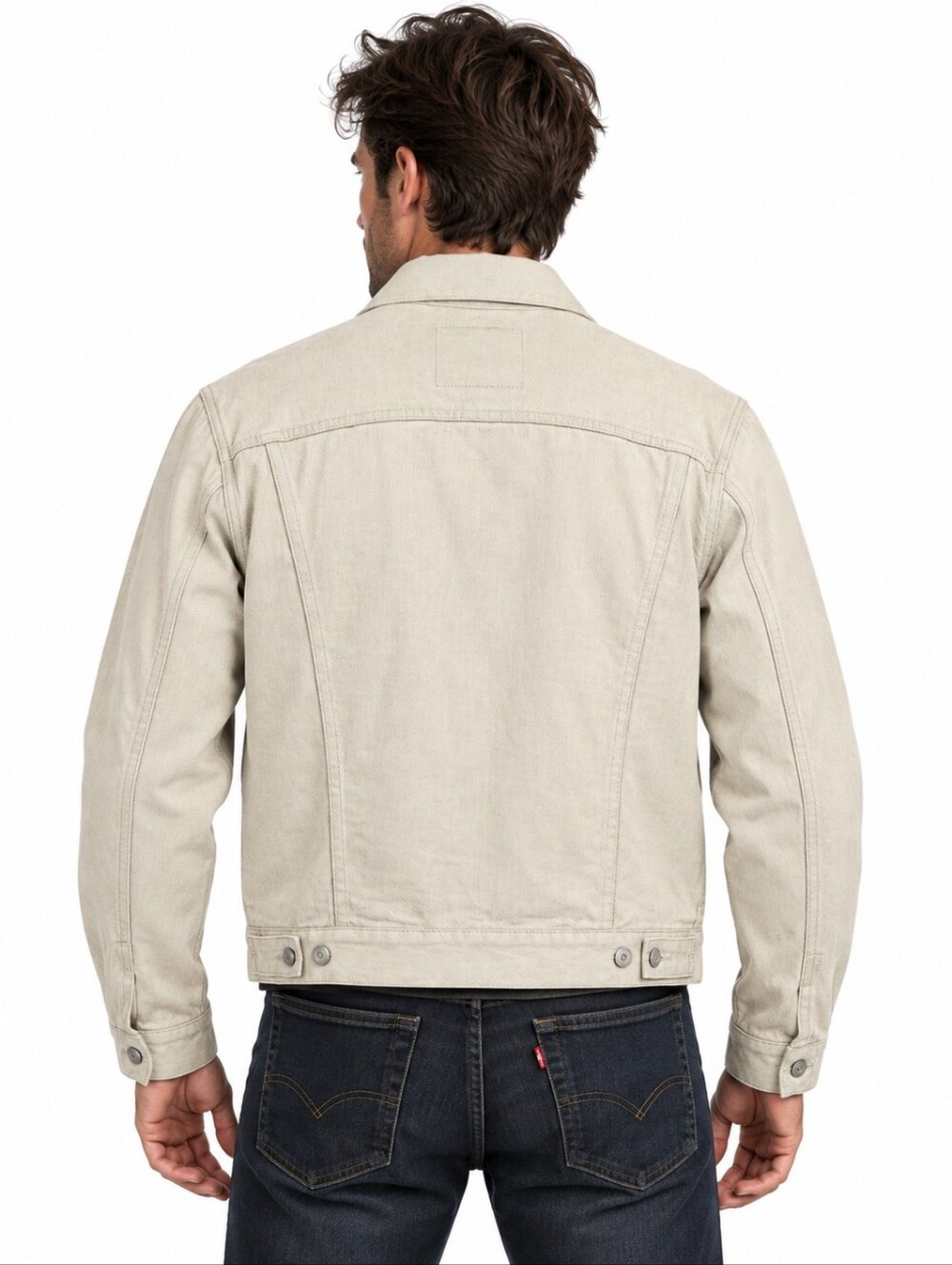 Levi's Premium Vintage Fit Trucker Jacket Leftovers Men's Medium EUC - Picture 2 of 10